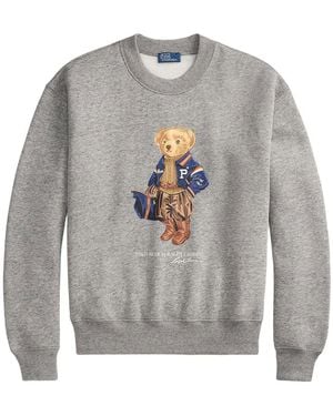 Polo Ralph Lauren Polo Bear Fleece Crewneck - Gray