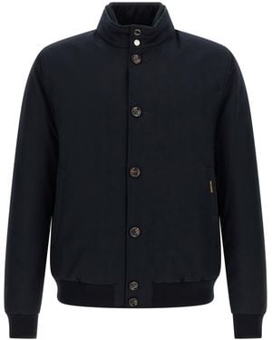 Moorer 'Janos' Bomber Jacket - Blue