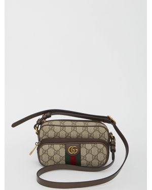 Gucci Ophidia Mini Bag - Brown