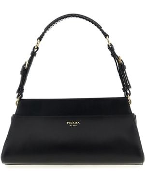 Prada Nappa Shoulder Bag - Black