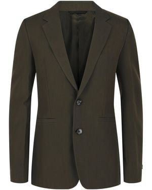 Givenchy Slim Fit Single-Breasted Blazer - Green