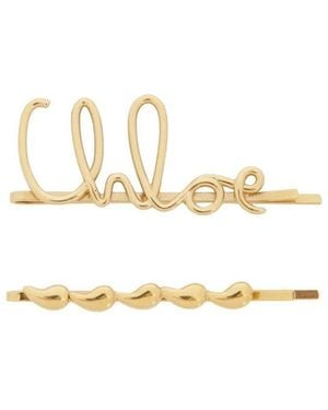 Chloé Icon Hair Clip - White
