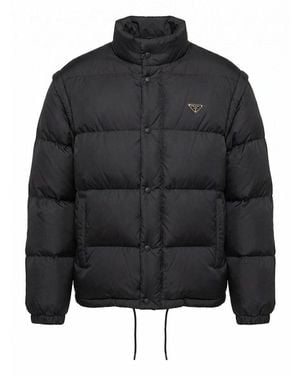 Prada Re-Nylon Down Jacket - Black