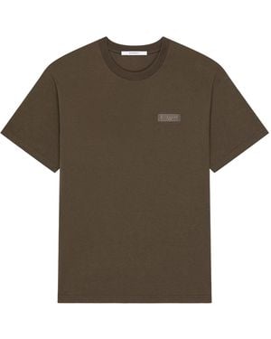 Givenchy Paris Gros Grain Cotton T-Shirt - Green