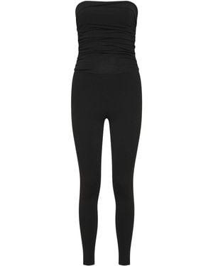 KHAITE Tela Fitted Jumpsuit - Black