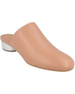 Ferragamo Floy Leather Mules - Brown