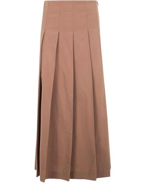 Rohe Midi Pleated Skirt - Brown