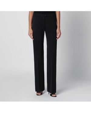 ANDAMANE Gladys Virgin Wool Gabardine Pants - Black
