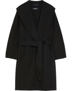 Max Mara Wool Messi Coat - Black
