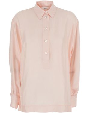 Grifoni Shirt Pointed Collar - Pink