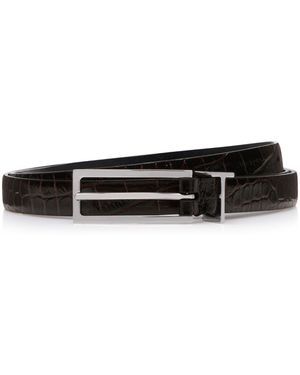 Tom Ford Belt T Loop Calf Leather - White