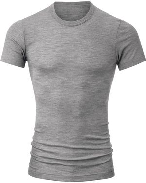 CALIDA Wool T-Shirts - Gray
