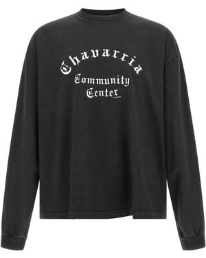 Willy Chavarria 'Community Center' T-Shirt - Black