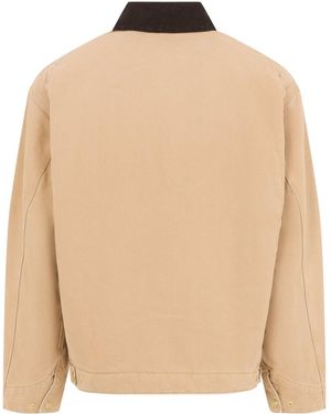 Carhartt Dusty Tobacco Og Detroit Jacket - Natural