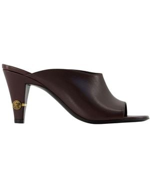 Versace Heeled Mules - Brown