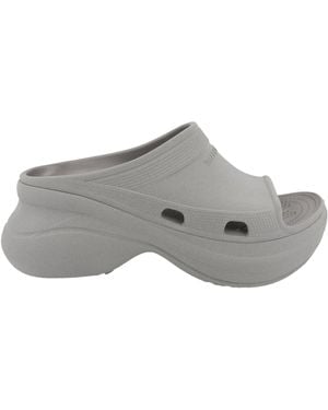Balenciaga X Crocs Pool Slides - Gray