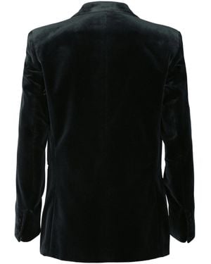 Brioni Velvet Smoking Jacket - Black