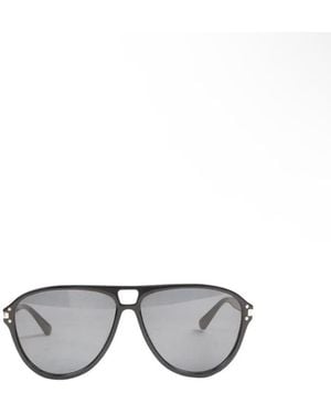 Amiri Aviator Logo Sunglasses- Pearl - Multicolor