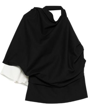 Rohe Draped Top - Black