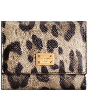 Dolce & Gabbana Dolce & Gabbana Leopard-Print Wallet - Brown