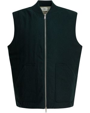 Autry Sleeveless Wool Jacket Jackets And Coats - Green