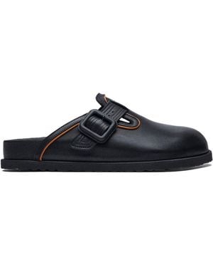 Birkenstock Boston Exquisite Nappa Leather Mule - Blue