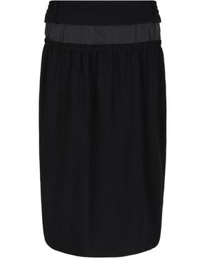 Maison Margiela Polyester-Blend Skirt - Black