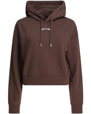 Jacquemus "Gros Grain" Hoodie - Brown