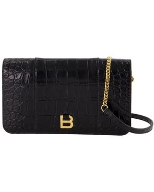 Balenciaga Phone Pouch Card Holder - Black