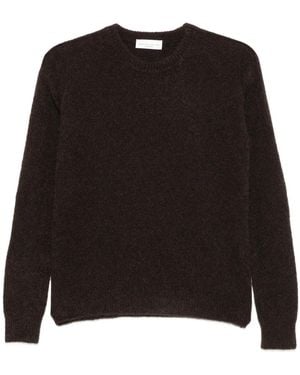 Roberto Collina Pullover Girocollo A Manica Lunga - Black
