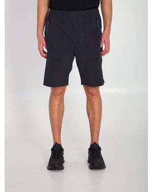 Moncler Grenoble Technical Crinkle Shorts - Blue