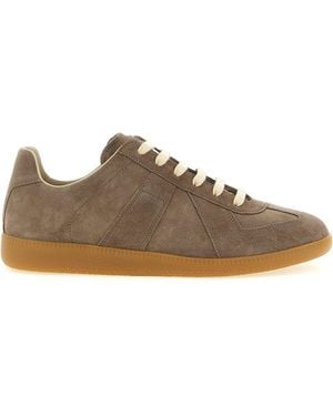Maison Margiela 'Replica' Suede Sneakers - Brown