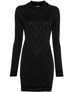 Palm Angels Logo Mini Dress - Black