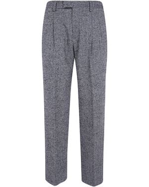 Lardini "Le Origini" Regular Fit Pants - Gray