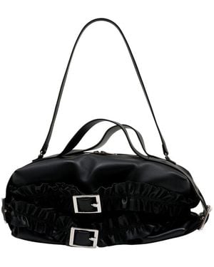 Simone Rocha Biker Frill Belt Bag - Black