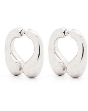 Panconesi "P Helix" Earrings - White