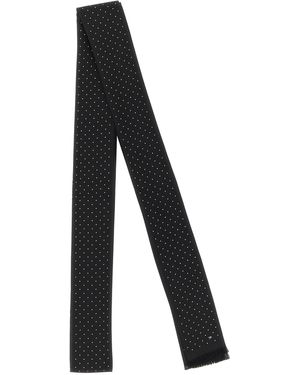 Tom Ford Polka Dot Scarf - Black