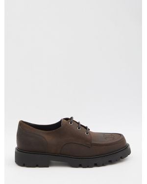 Celine Margaret Derby Shoe - Brown
