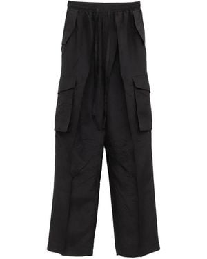 Phoebe Philo Crushed Cargo Pants - Black