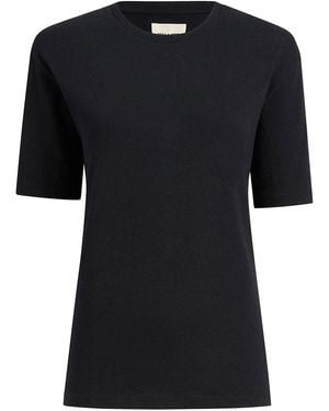 KHAITE Mae Cotton T-Shirt - Black