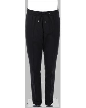 Paul Smith Wool Drawstring Pants - Black