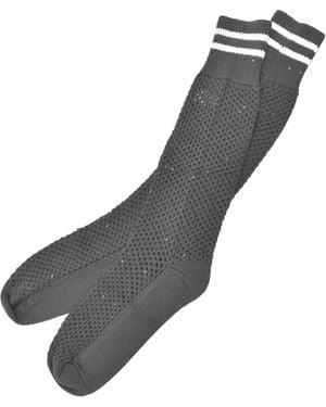 Brunello Cucinelli Dark Knit Socks - Gray