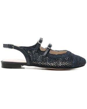 CAREL PARIS Slingback Raffia Balma - Blue