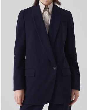 Brunello Cucinelli Tailored Cotton Jacket - Blue