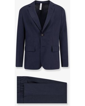 Hevò Suit Galatina Linen-Viscose - Blue