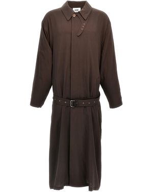 Magliano La Sapienza Coat Cotton Coats, Trench - Brown