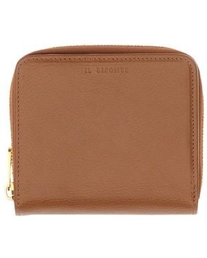 Il Bisonte Leather Wallet - Brown
