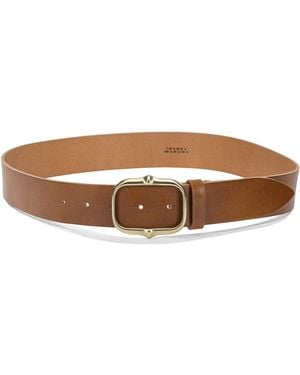 Isabel Marant "Holis" Leather Belt - Brown