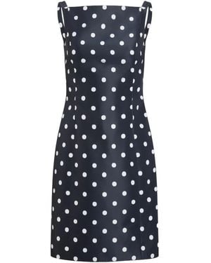 Patou Pencil Midi Dress - Blue