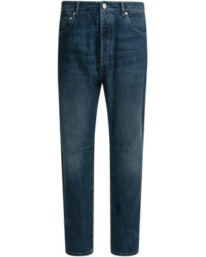 Brunello Cucinelli Straight-Leg Jeans - Blue